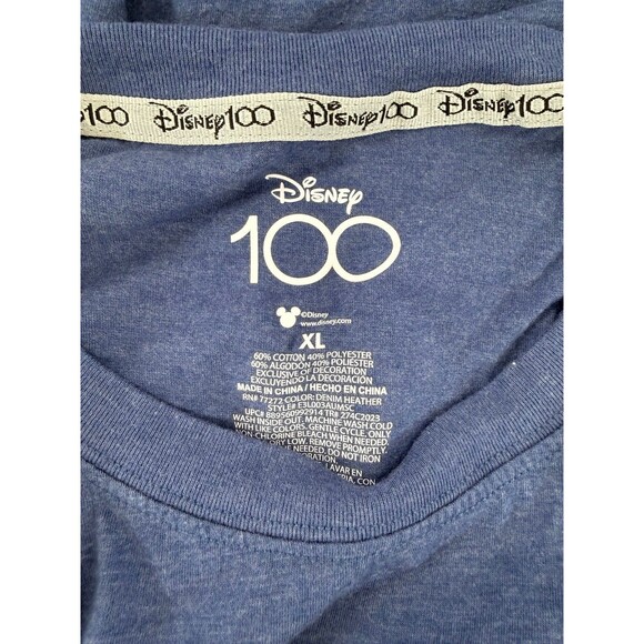 Disney’s Men’s XL 100 Years of Wonders Double Sided Graphic T Shirt Anniversary - Picture 5 of 5